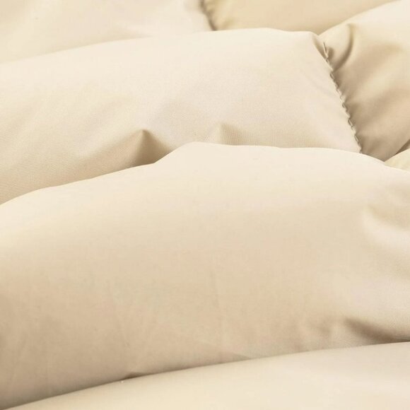 Khaki Mens Zipper Puffer Coat - Picture 7 of 7